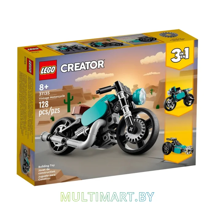 Конструктор LEGO Creator 31135 Винтажный мотоцикл